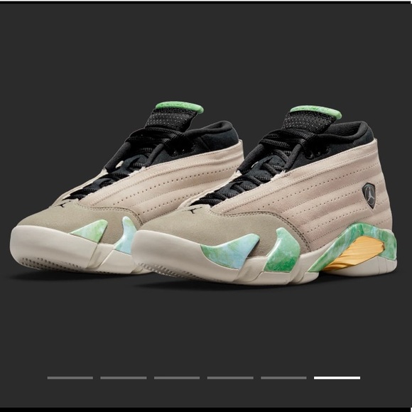 Air Jordan 14 Retro Low Women’s Aleali May ‘Fortune’ Size 9W / 7.5M DJ1034-200 - Picture 13 of 13